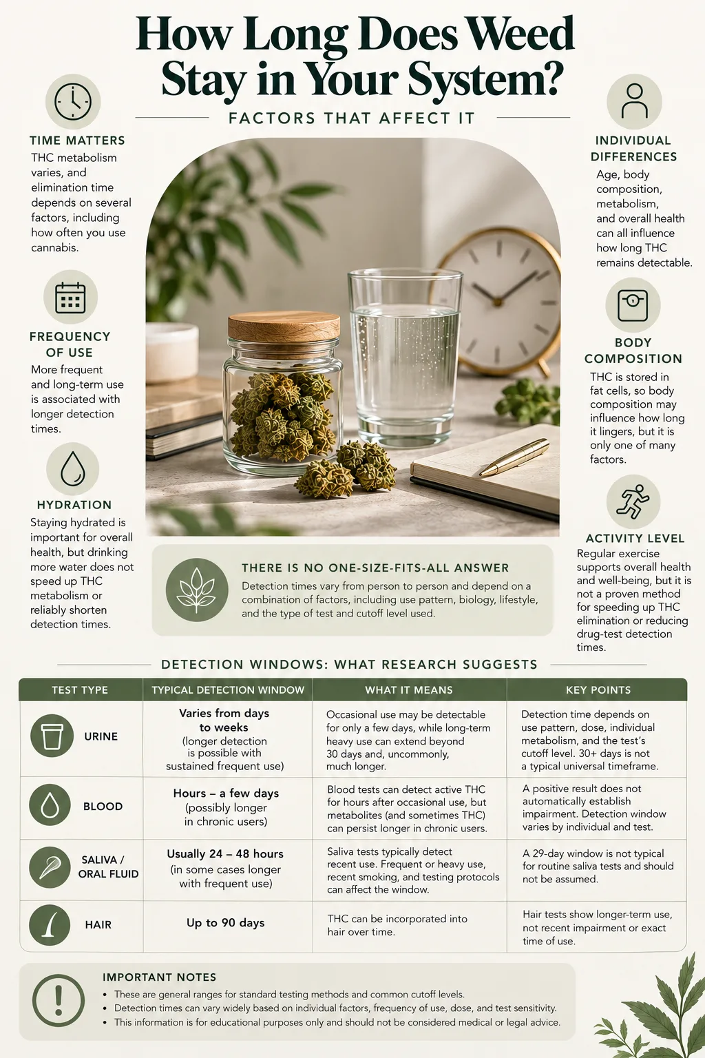 How Long Does Weed Stay in Your System? A Realistic Timeline by Test Type